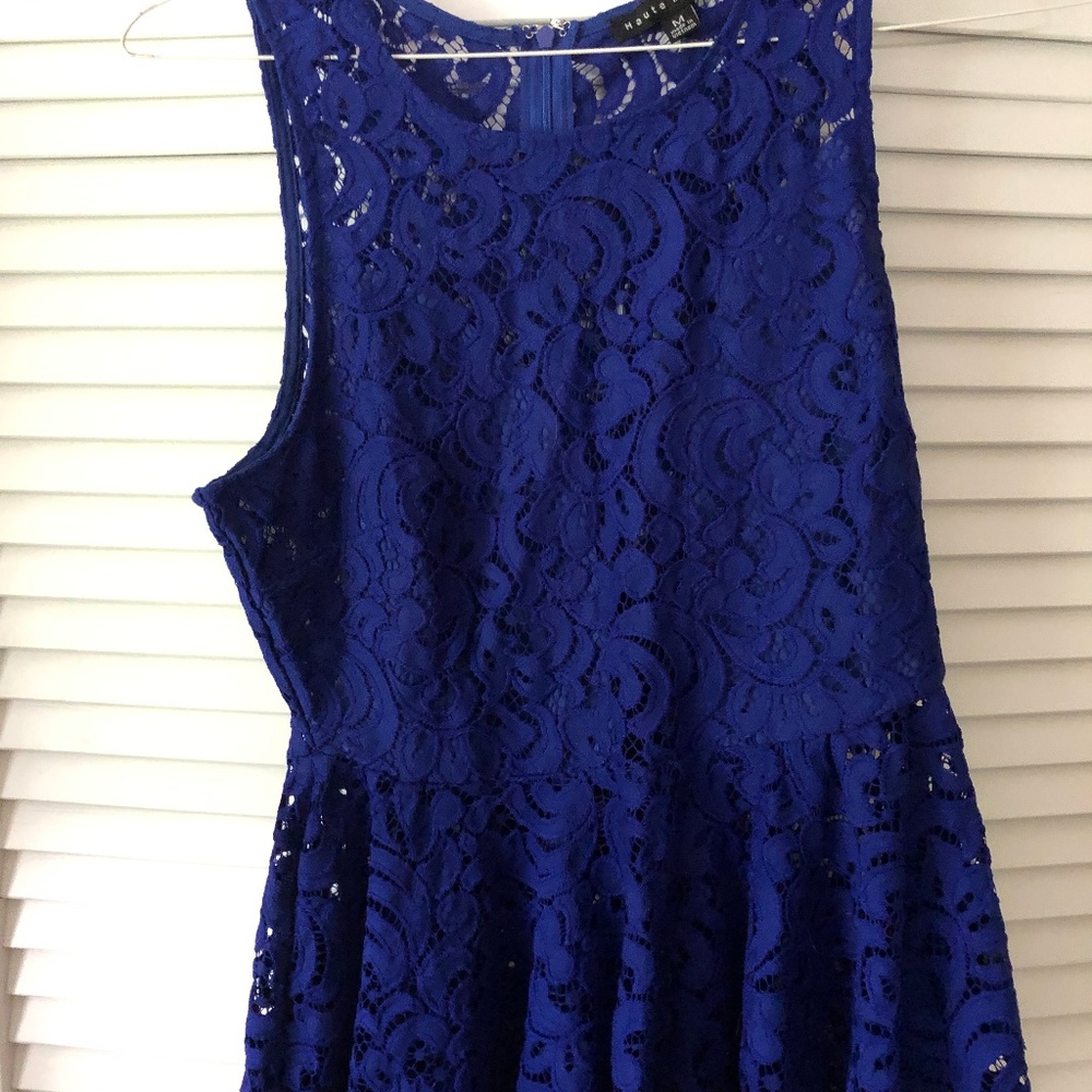 Haute Monde Purple Lace Top
